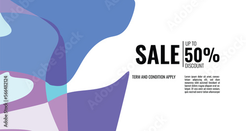 Colorful abstract geometric and fluid banner template for marketing promotion material. Giveaway, cash back, gift card, and member card bonus design template.