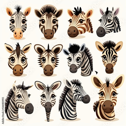 Zebra Collection Of Emotions