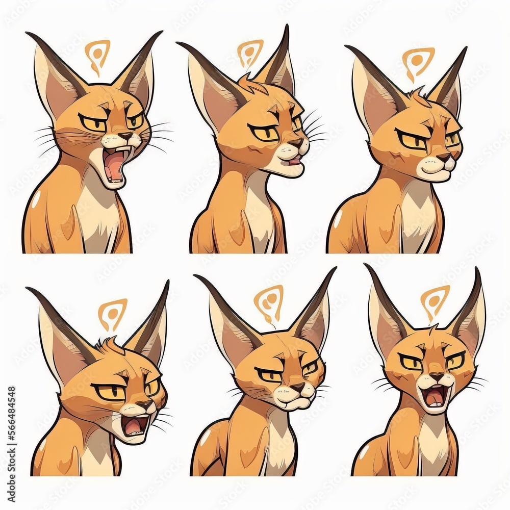 Caracal Collection Of Emotions