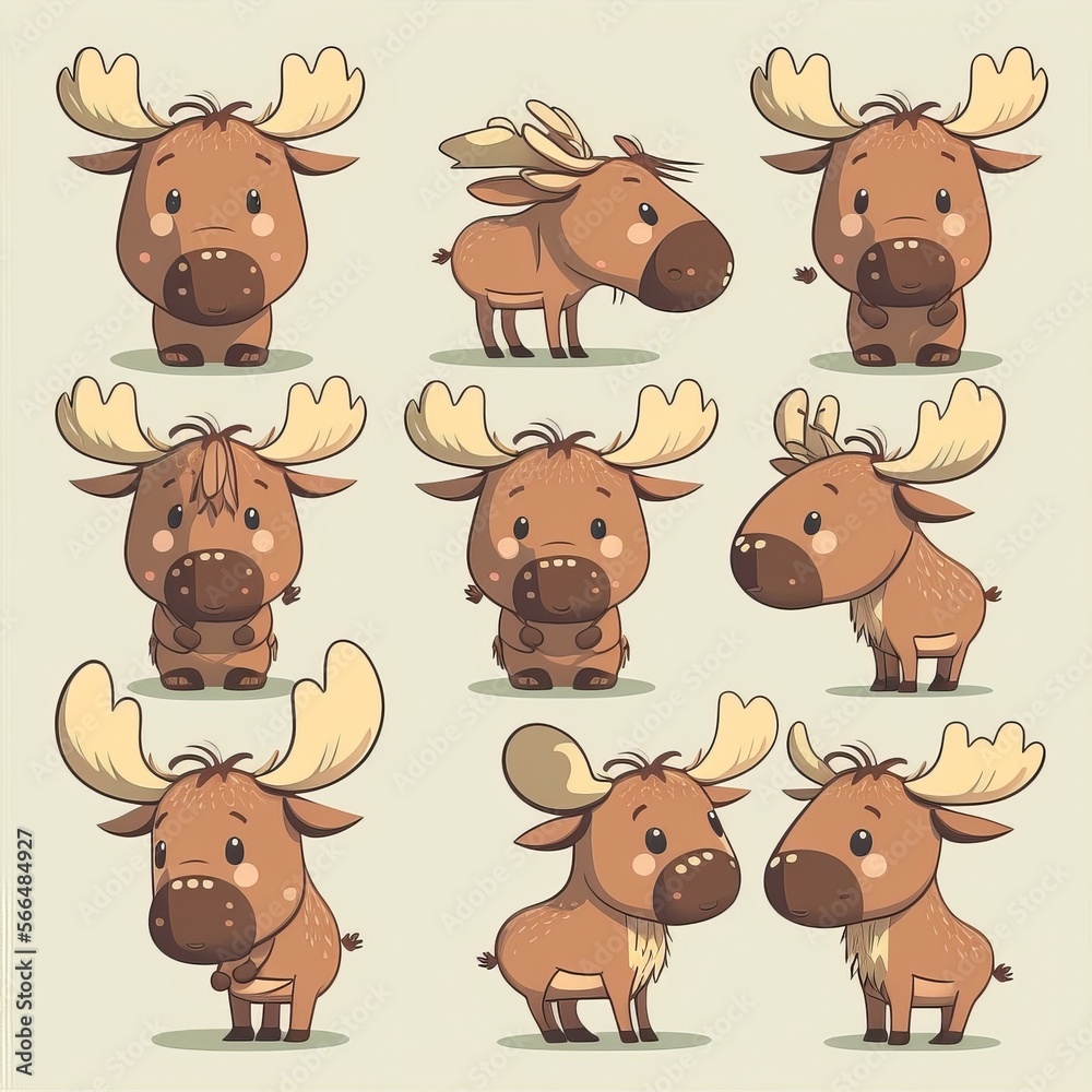 Obraz premium Elk Collection Of Emotions