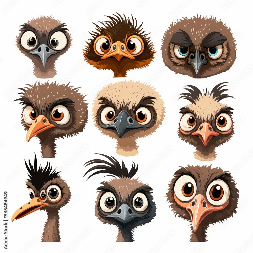 Emu Collection Of Emotions Emu Collection Of Emotions