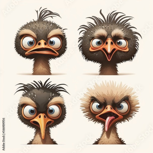 Emu Collection Of Emotions