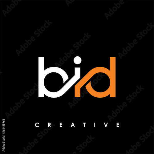 BID Letter Initial Logo Design Template Vector Illustration