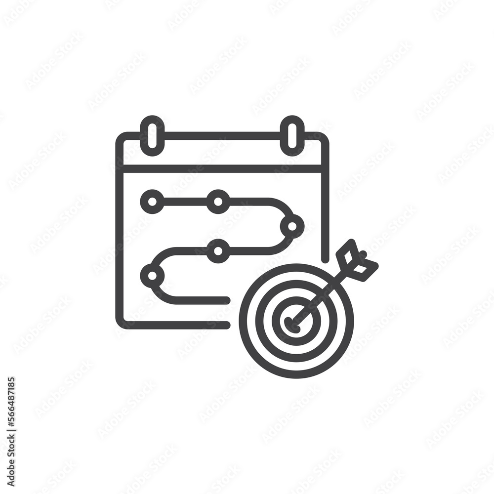 Business planning line icon Business planning line icon