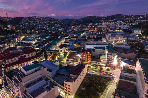 Baguio City, Philippines - Baguio City at night.