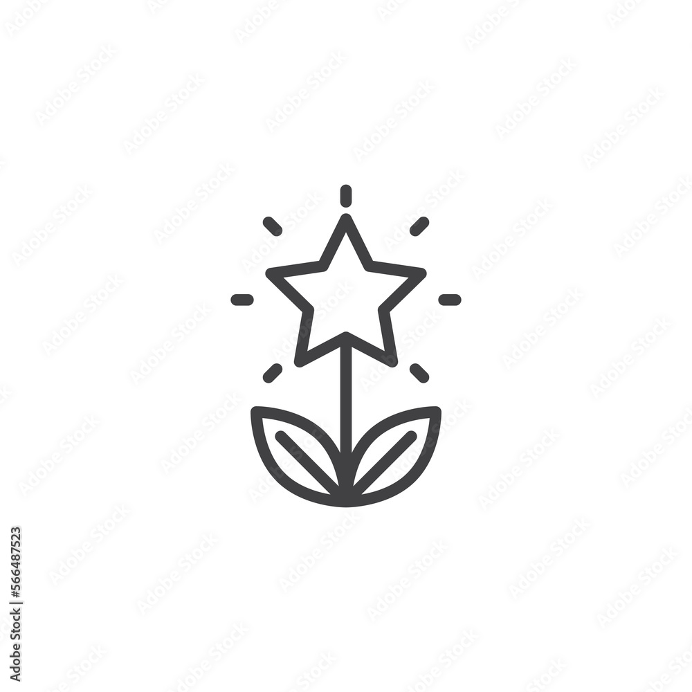 Obraz premium Creativity, inspiration line icon