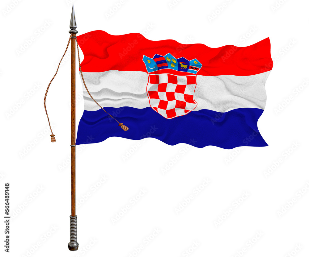 National flag of Croatia. Background with flag of Croatia National flag of Croatia. Background with flag of Croatia