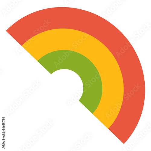 Free Download rainbow flat icon - GFXLoad