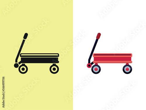 Red Wagon Illustrations Clip Art Design With White Background, Hi-Quality Minimal Simple Red Wagon Creative 3D Illustration Vector Design
With Free Concept