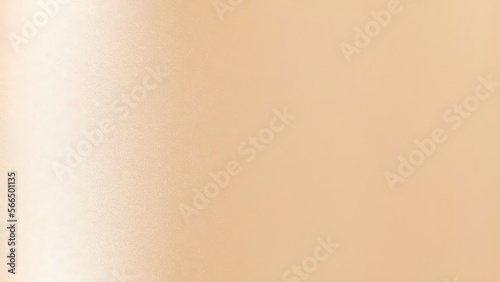 Abstract background shiny metallic gradient background with light flare reflection, beige pearl color
