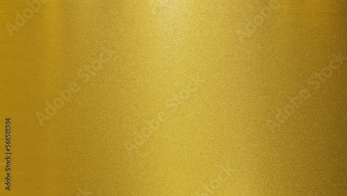 Abstract background shiny metallic gradient background with light flare reflection, gold color 