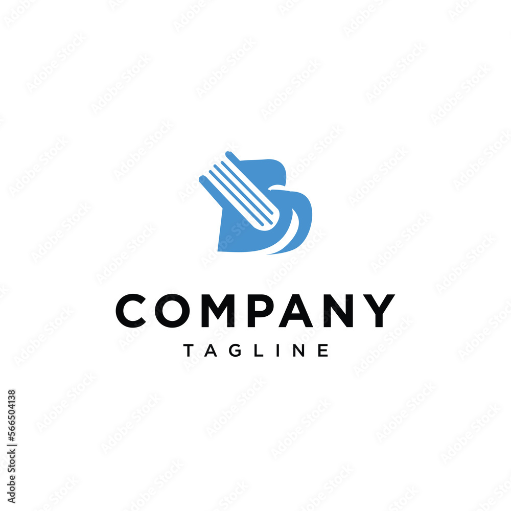 B Letter book Vector logo icon vector Template B Letter book Vector logo icon vector Template