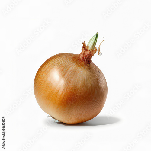 Wallpaper Mural golden onion isolated on white background.Generative AI Torontodigital.ca
