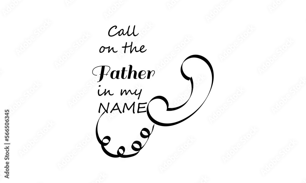 Obraz premium Scripture Illustration for Tattoo design. The message of the Gospel of Jesus Christ. Bible lesson for kids.