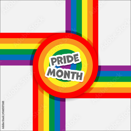 Vector design for pride month