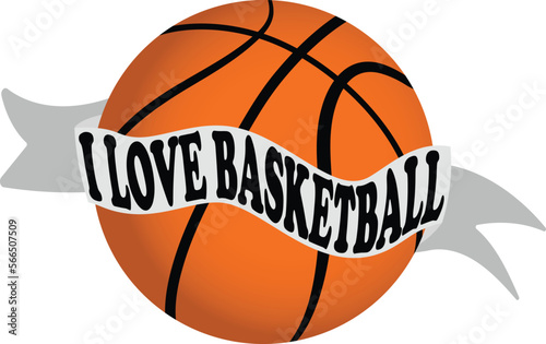 basketball ball vector image