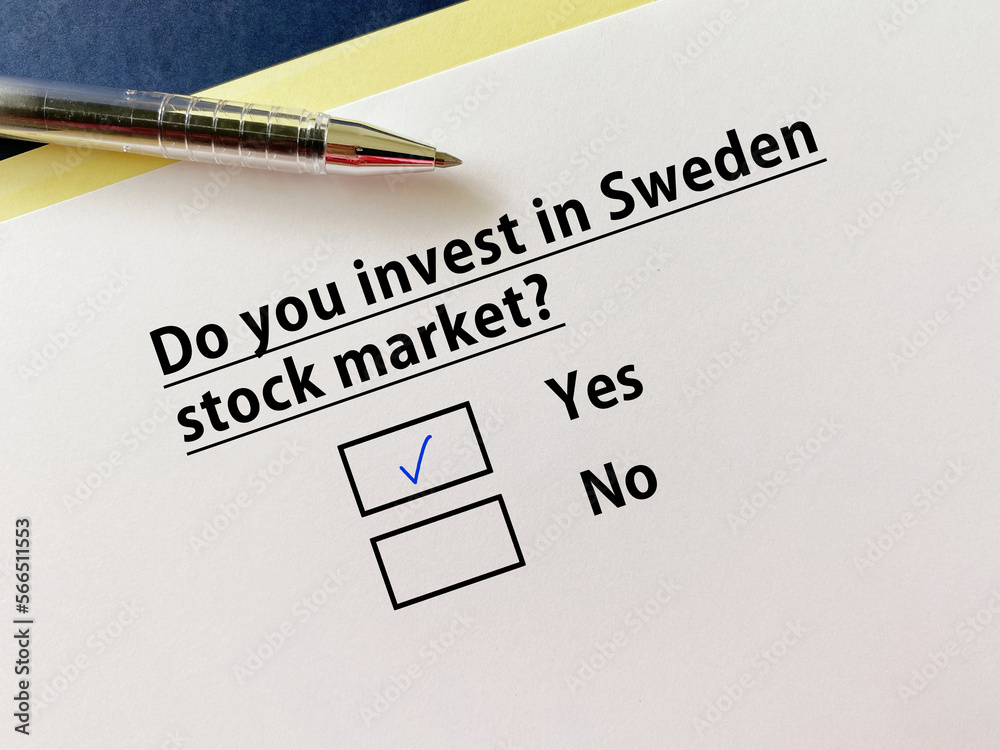 Questionnaire about stock market Questionnaire about stock market