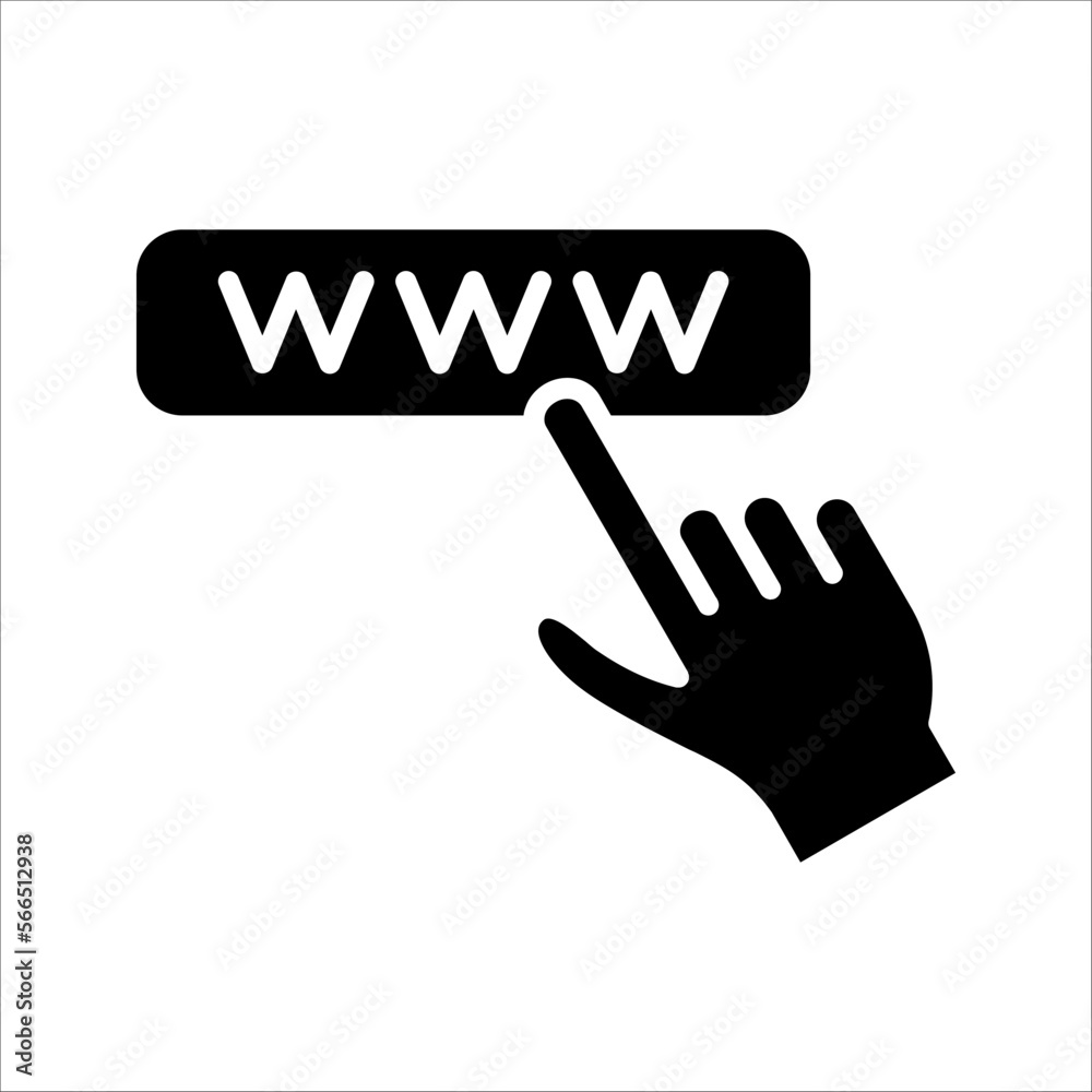 Fototapeta premium Browser Icon Vector Design Template, vector illustration on white background