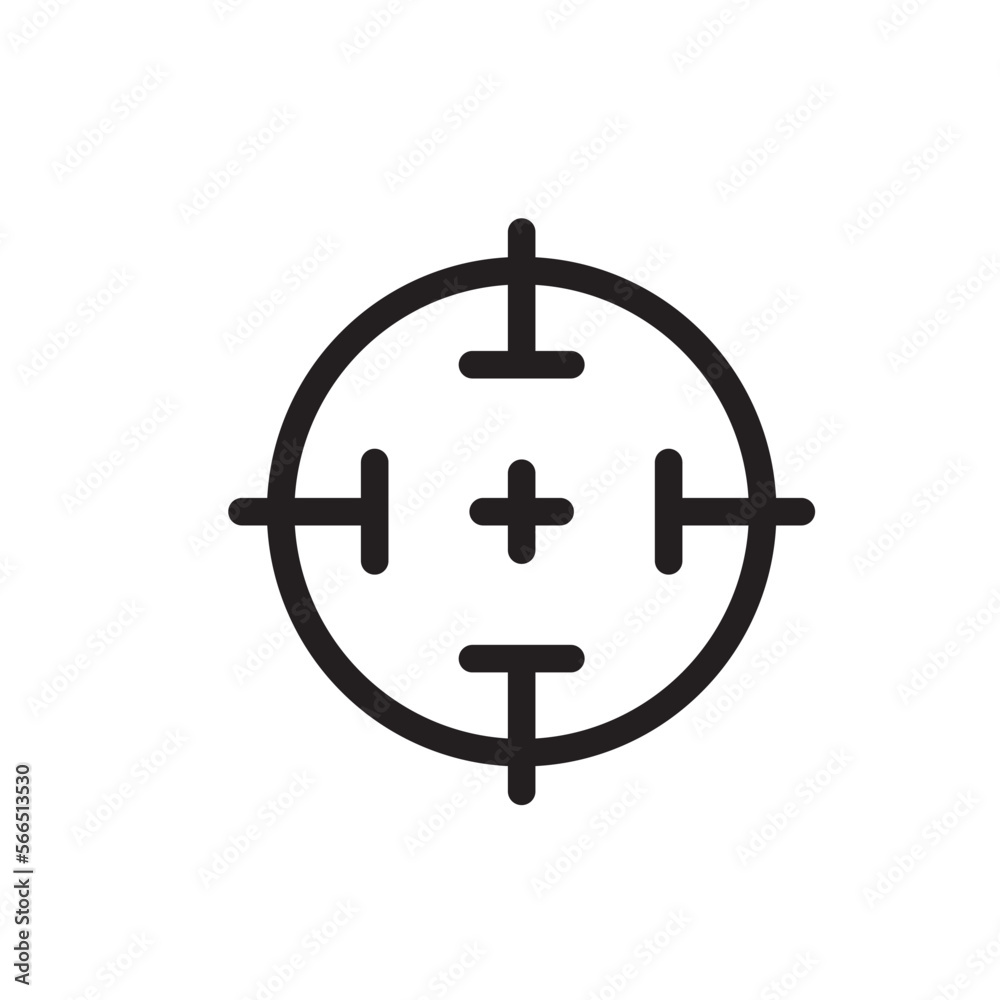 Target icon vector logo design template Target icon vector logo design template