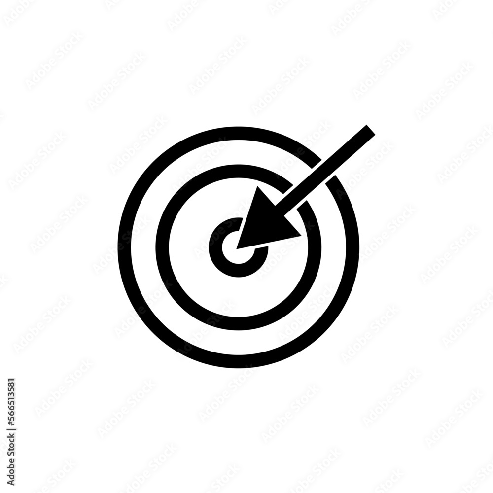 Target icon vector logo design template Target icon vector logo design template