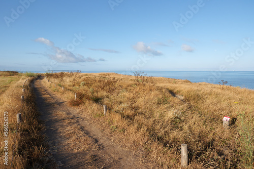 Pointe du Chay coastal path in Angoulins coast photo