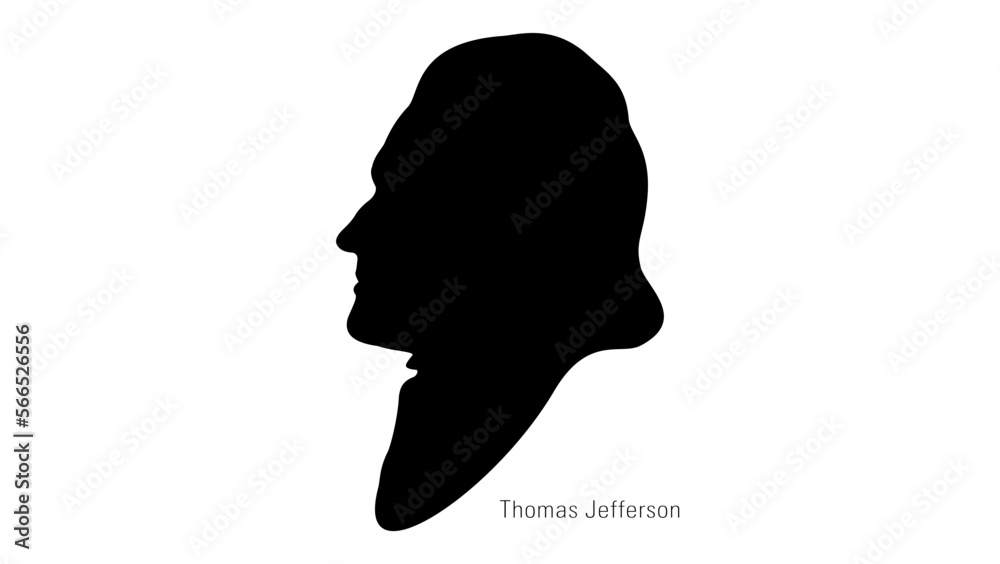 Thomas Jefferson silhouette