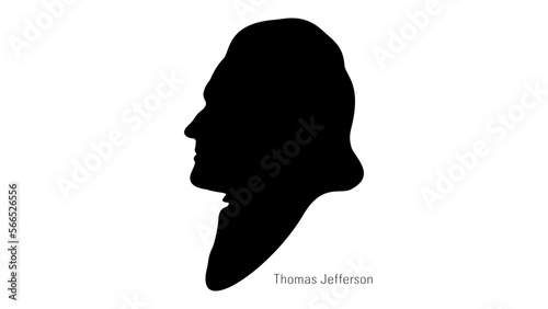Thomas Jefferson silhouette photo