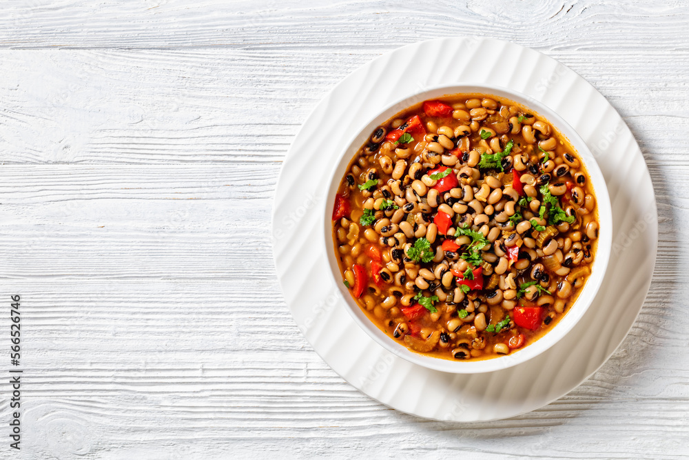 Vegan Hoppin John, savory black-eyed pea stew Vegan Hoppin John, savory black-eyed pea stew