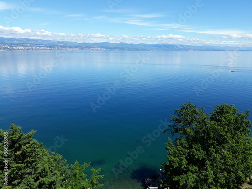 View of the Kvarner, Croatia, a bay in northern Adriatic sea