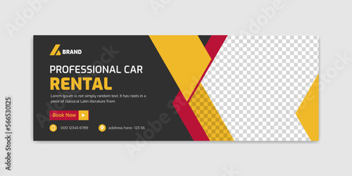 Car rental Facebook cover