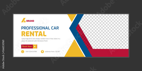 Car rental Facebook cover