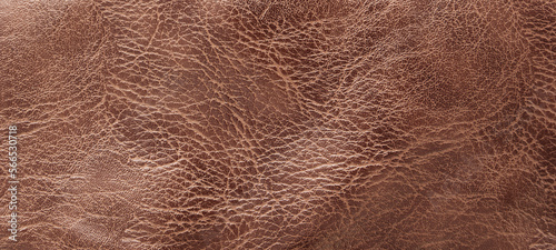 Surface of brown leather texture for background.