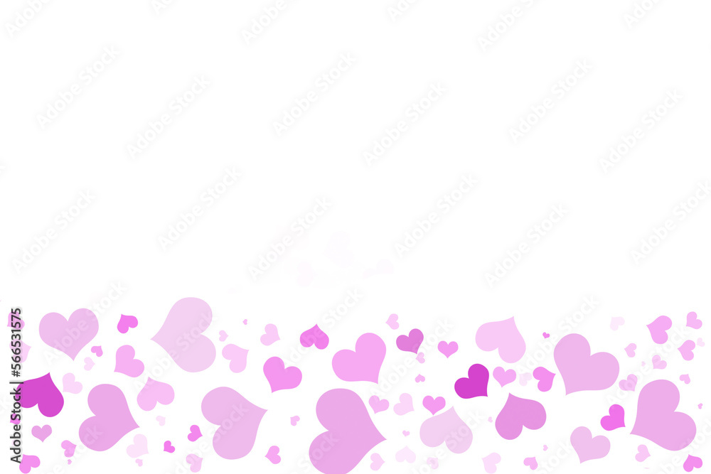 Valentine transparent background with red and pink heart confetti falling. PNG image Valentine transparent background with red and pink heart confetti falling. PNG image