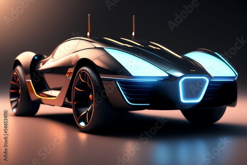 A futuristic Car  8k  detailed  Realistic