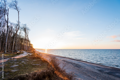 sonneuntergang an der ostsee