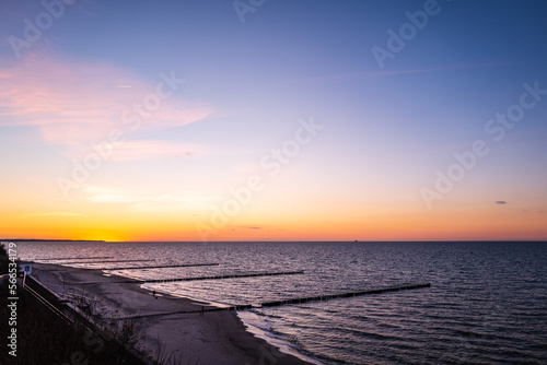 Sonnenuntergang an der ostsee