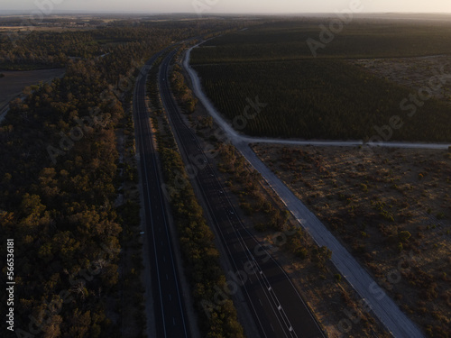 Highway at sunset - Western Australia