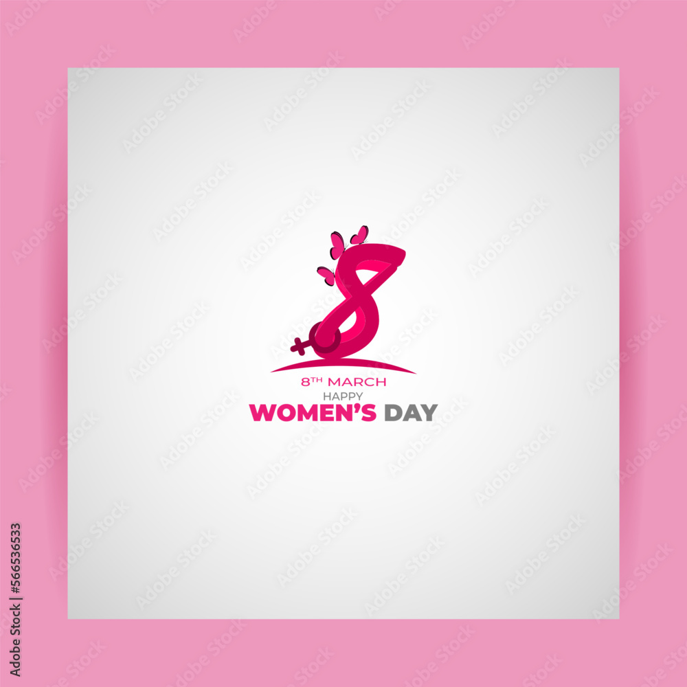 Vector illustration for International Women's Day 8 March background Vector illustration for International Women's Day 8 March background
