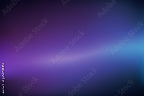 Grainy Texture Dark Blue Purple Gradient Web Banner Design Generative Ai