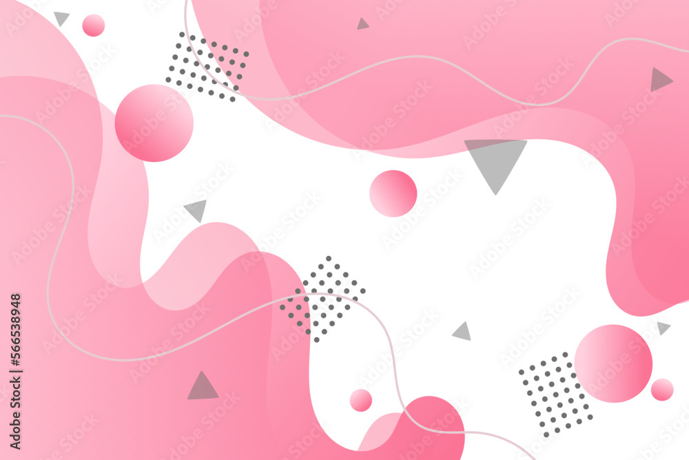 modern abstract background with  pastel pink gradient color fluid shapes on white background ,minimal poster. ideal for banner, web, header, cover, billboard, brochure, social media, landing page 