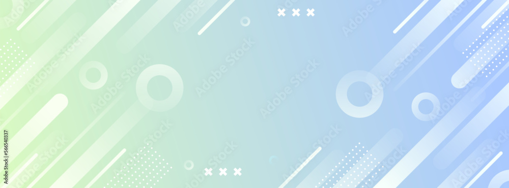 banner background. colorful, green and blue gradient, geometric effect banner background. colorful, green and blue gradient, geometric effect