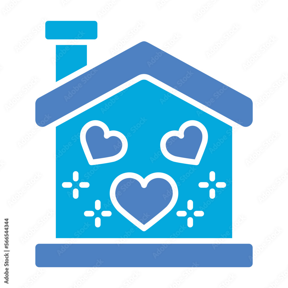 Home Glyph Two Color Icon