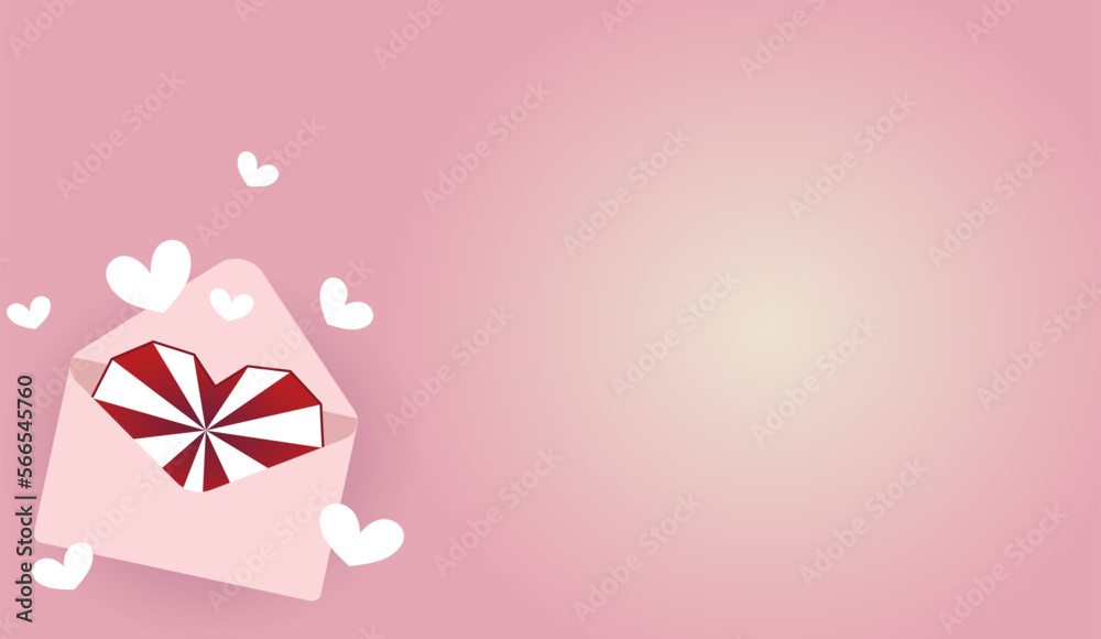 gift box with hearts on pink background gift box with hearts on pink background