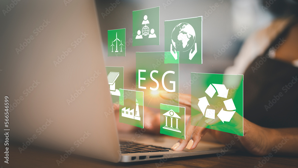 Foto de ESG. environment social governance investment business concept ...