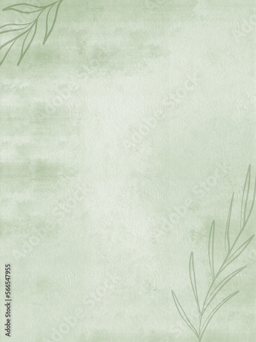 Aesthetic and Beautiful Watercolor Background Illustration