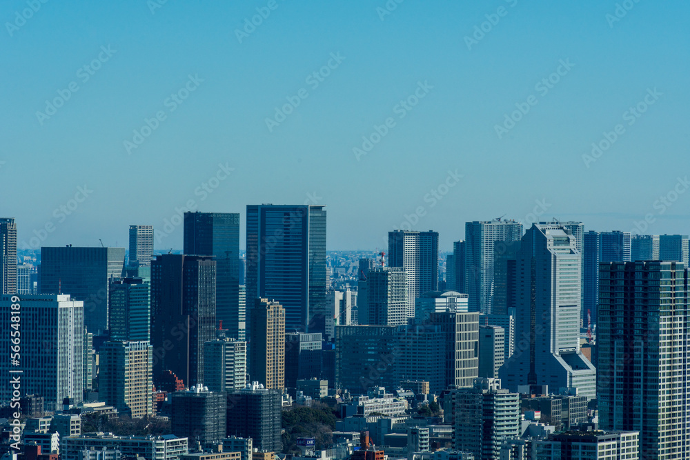 Obraz premium 東京のビジネス街