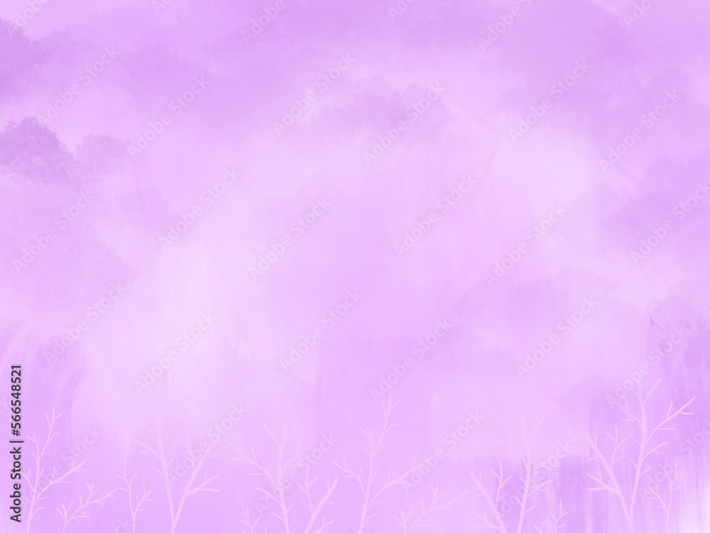 Aesthetic Purple Watercolor Background
