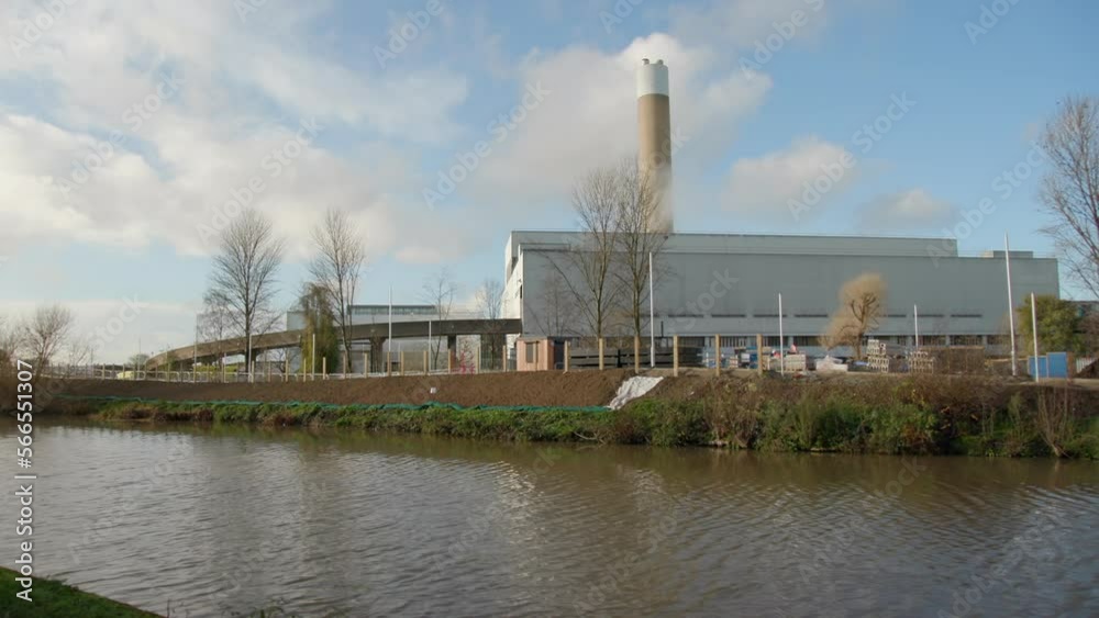 Edmonton Ecopark Incinerator And Energy Plant, North London Edmonton Ecopark Incinerator And Energy Plant, North London