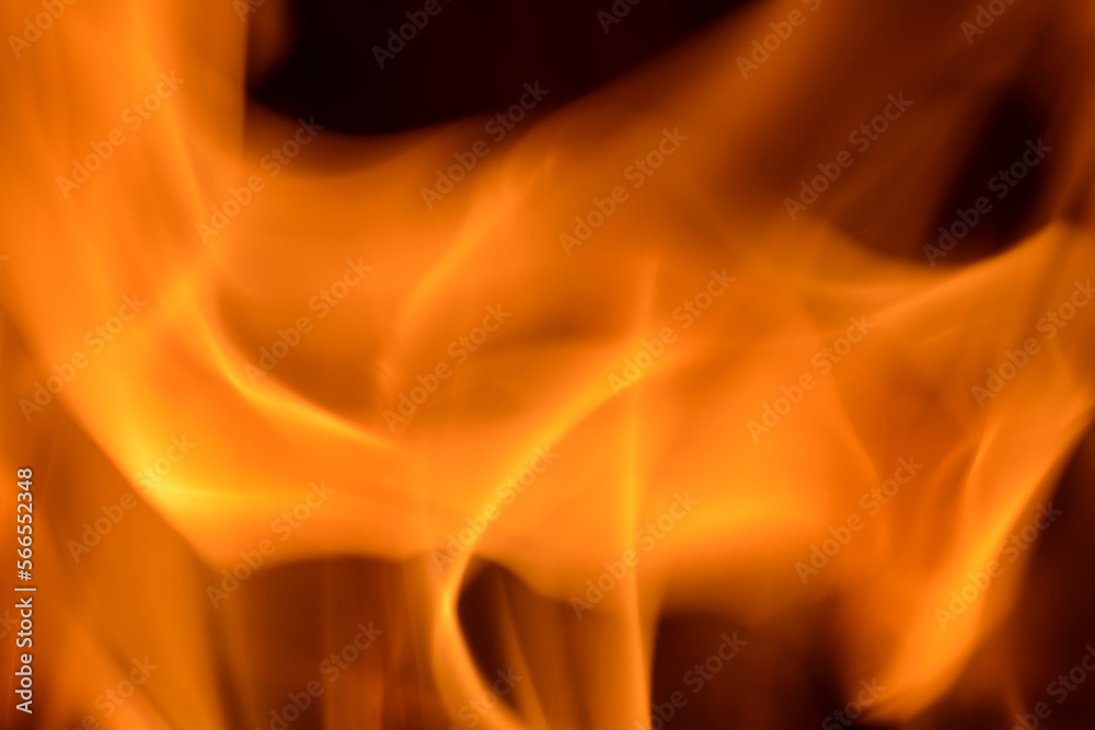 Detail of some flames of fire Detail of some flames of fire