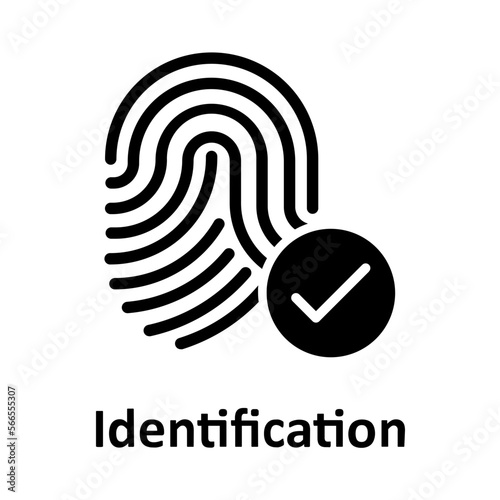 Biometric, identification Vector Icon